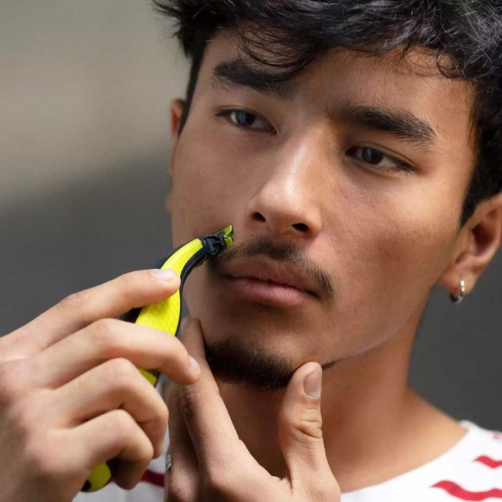 اصلاح صورت وان با ماشین اصلاح وان بلید