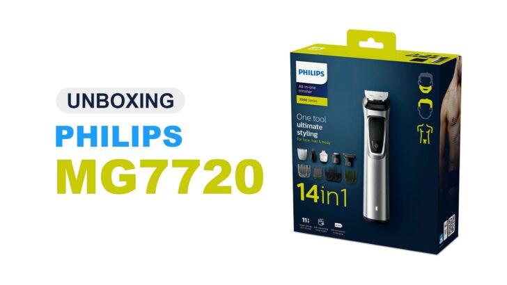 آنباکسینگ کیت ماشین اصلاح فیلیپس MG7720