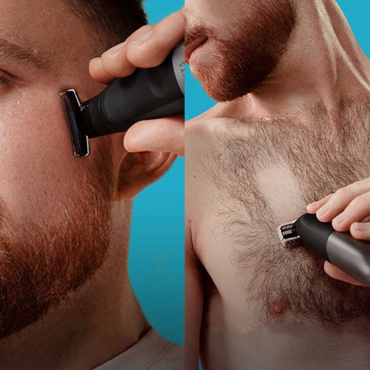 اصلاح موهای بدن و صورت براون