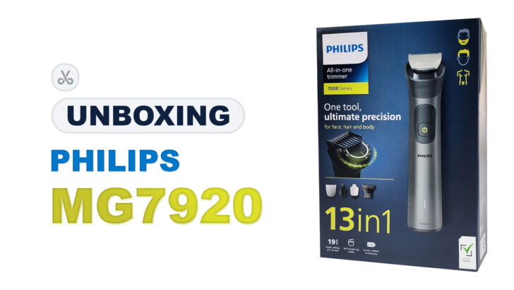 آنباکسینگ ماشین اصلاح چند کاره فیلیپس MG7920