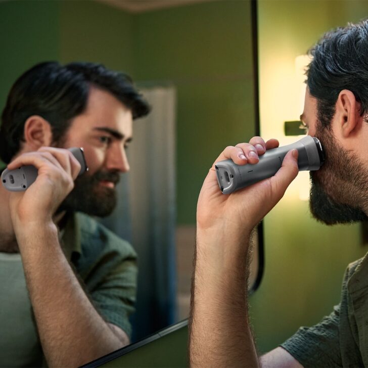 اصلاح موهای صورت با فیلیپس