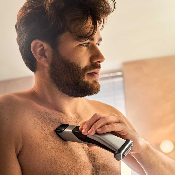 فیلیپس BG7030 در حالت استفاده خشک و مرطوب