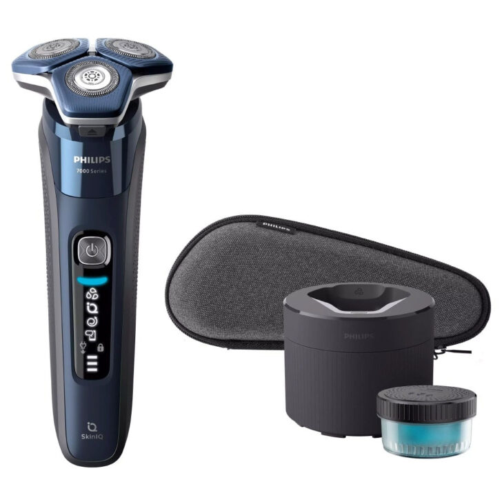 محتویات داخل جعبه ریش‌تراش S7885