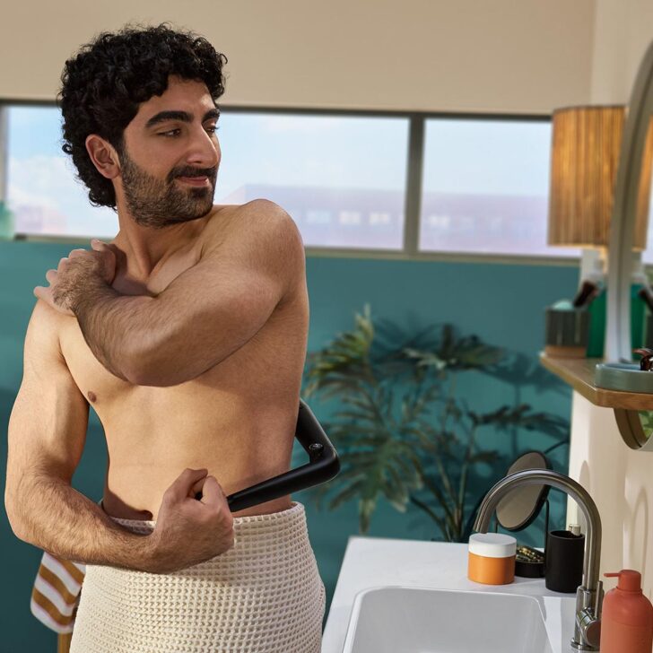اصلاح با دسته بلند تاشو بادی گروم